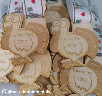 Sustainable Wooden Medals