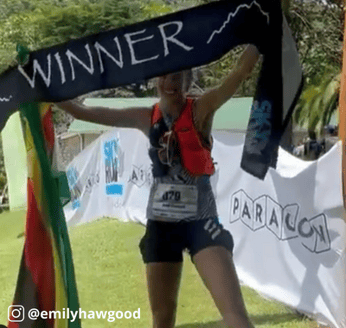 Emily Hawgood wins 56k Zimbabwe Sky Run