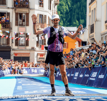 Kilian Jornet sets a new course record at UTMB