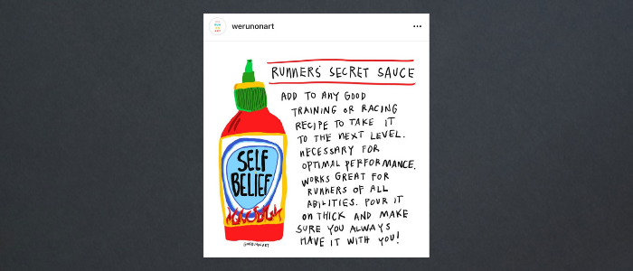 Runner's special sauce.