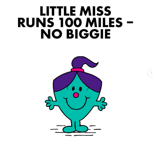 Little Miss Runs 100 Miles No Biggie